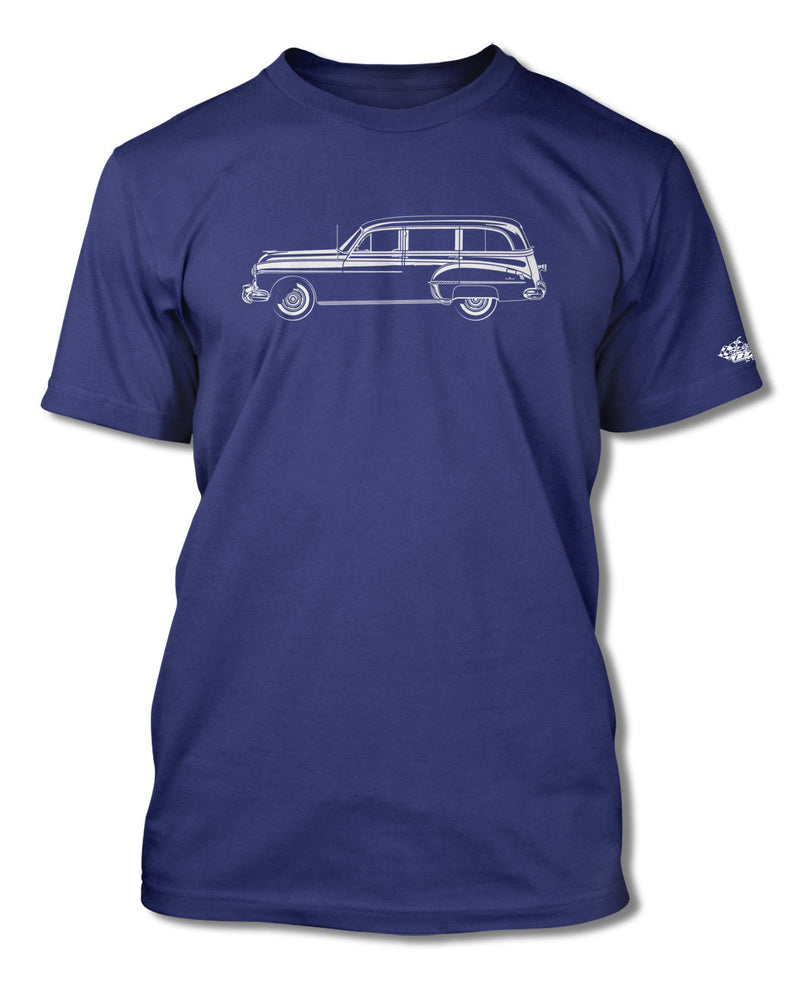 1950 Oldsmobile 88 Woody Wagon T-Shirt - Men - Side View