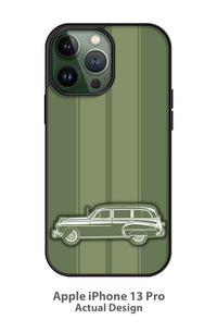 1950 Oldsmobile 88 Woody Wagon Smartphone Case - Racing Stripes