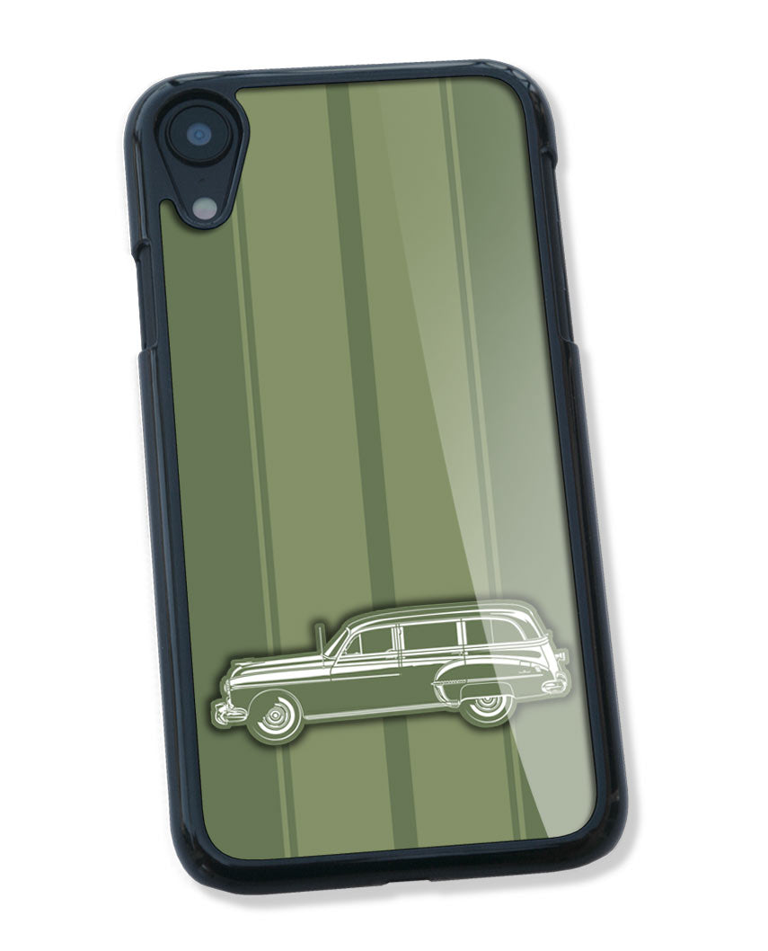 1950 Oldsmobile 88 Woody Wagon Smartphone Case - Racing Stripes