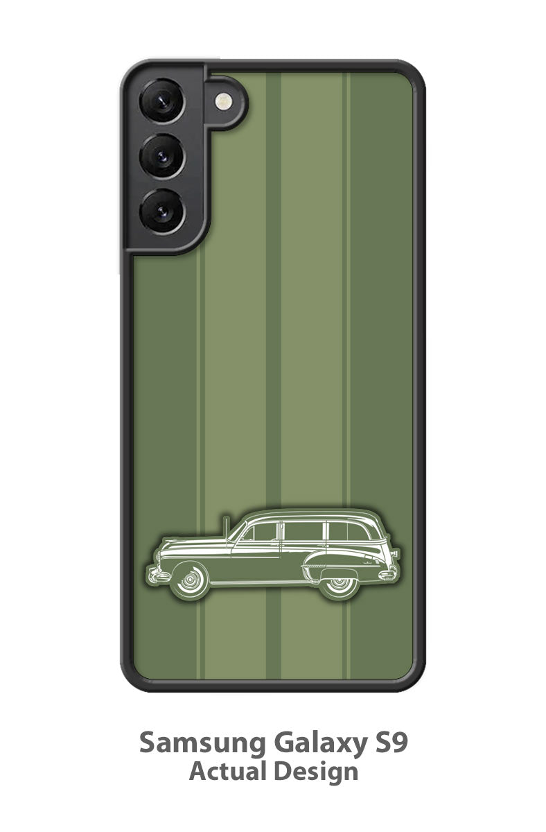 1950 Oldsmobile 88 Woody Wagon Smartphone Case - Racing Stripes