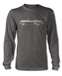 1951 Oldsmobile Super 88 Deluxe Convertible T-Shirt - Long Sleeves - Side View
