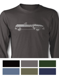 1951 Oldsmobile Super 88 Deluxe Convertible T-Shirt - Long Sleeves - Side View