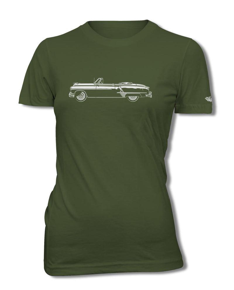 1951 Oldsmobile Super 88 Deluxe Convertible T-Shirt - Women - Side View