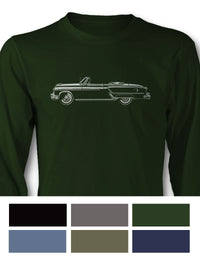 1953 Oldsmobile 98 Convertible T-Shirt - Long Sleeves - Side View