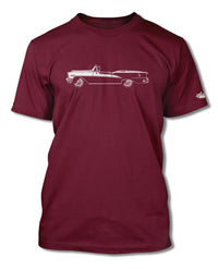 1955 Oldsmobile 98 Starfire Convertible T-Shirt - Men - Side View