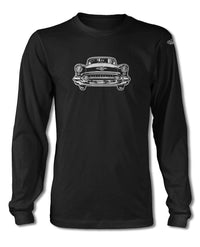 1955 Oldsmobile Front View T-Shirt - Long Sleeves - Front View