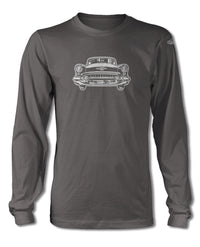 1955 Oldsmobile Front View T-Shirt - Long Sleeves - Front View