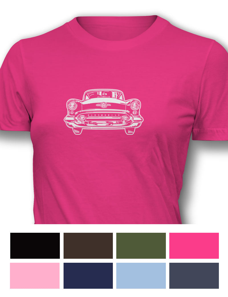 1955 Oldsmobile Front View T-Shirt - Women - Front View