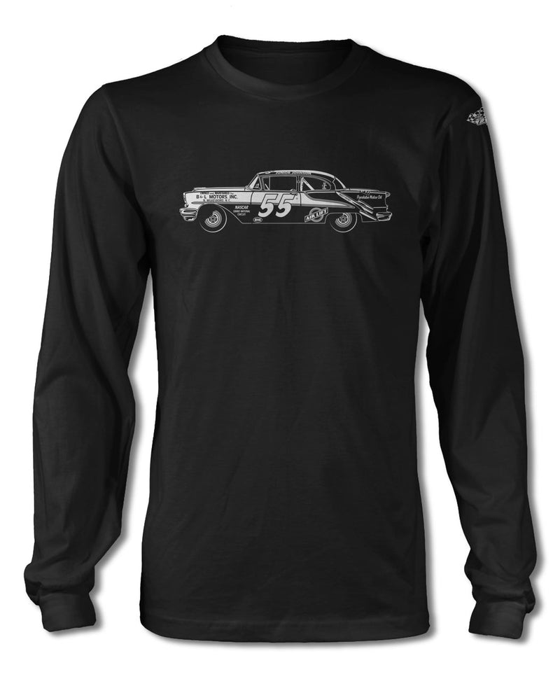 1955 Oldsmobile Super 88 Junior Johnson T-Shirt - Long Sleeves - Side View