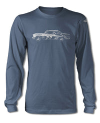 1955 Oldsmobile Super 88 Junior Johnson T-Shirt - Long Sleeves - Side View