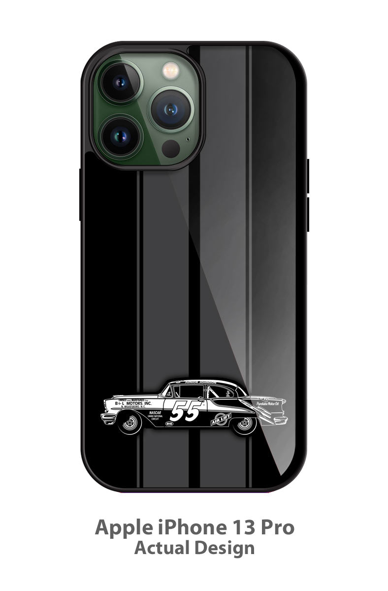 1955 Oldsmobile Super 88 Junior Johnson Smartphone Case - Racing Stripes