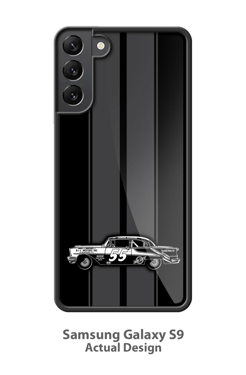 1955 Oldsmobile Super 88 Junior Johnson Smartphone Case - Racing Stripes