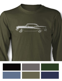 1955 Oldsmobile Super 88 Holiday Hardtop T-Shirt - Long Sleeves - Side View