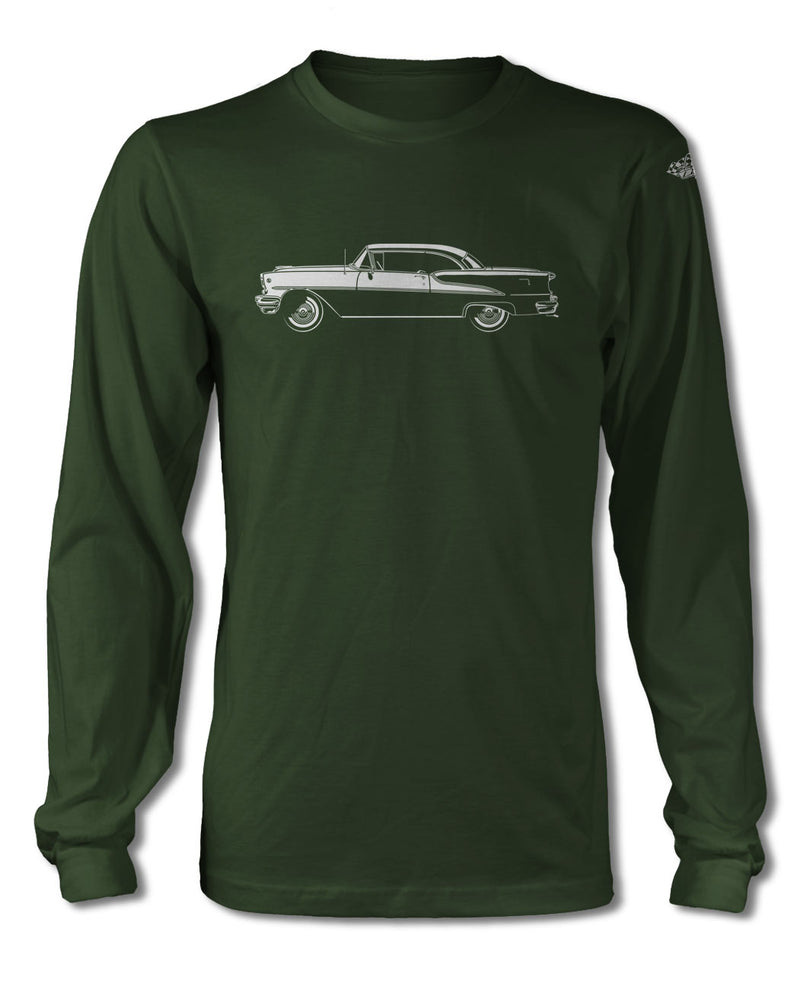 1955 Oldsmobile Super 88 Holiday Hardtop T-Shirt - Long Sleeves - Side View
