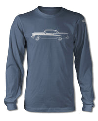 1955 Oldsmobile Super 88 Holiday Hardtop T-Shirt - Long Sleeves - Side View