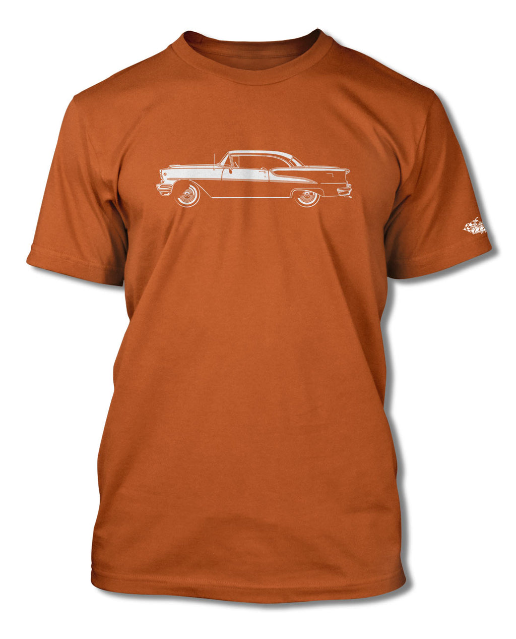 1955 Oldsmobile Super 88 Holiday Hardtop T-Shirt - Men - Side View