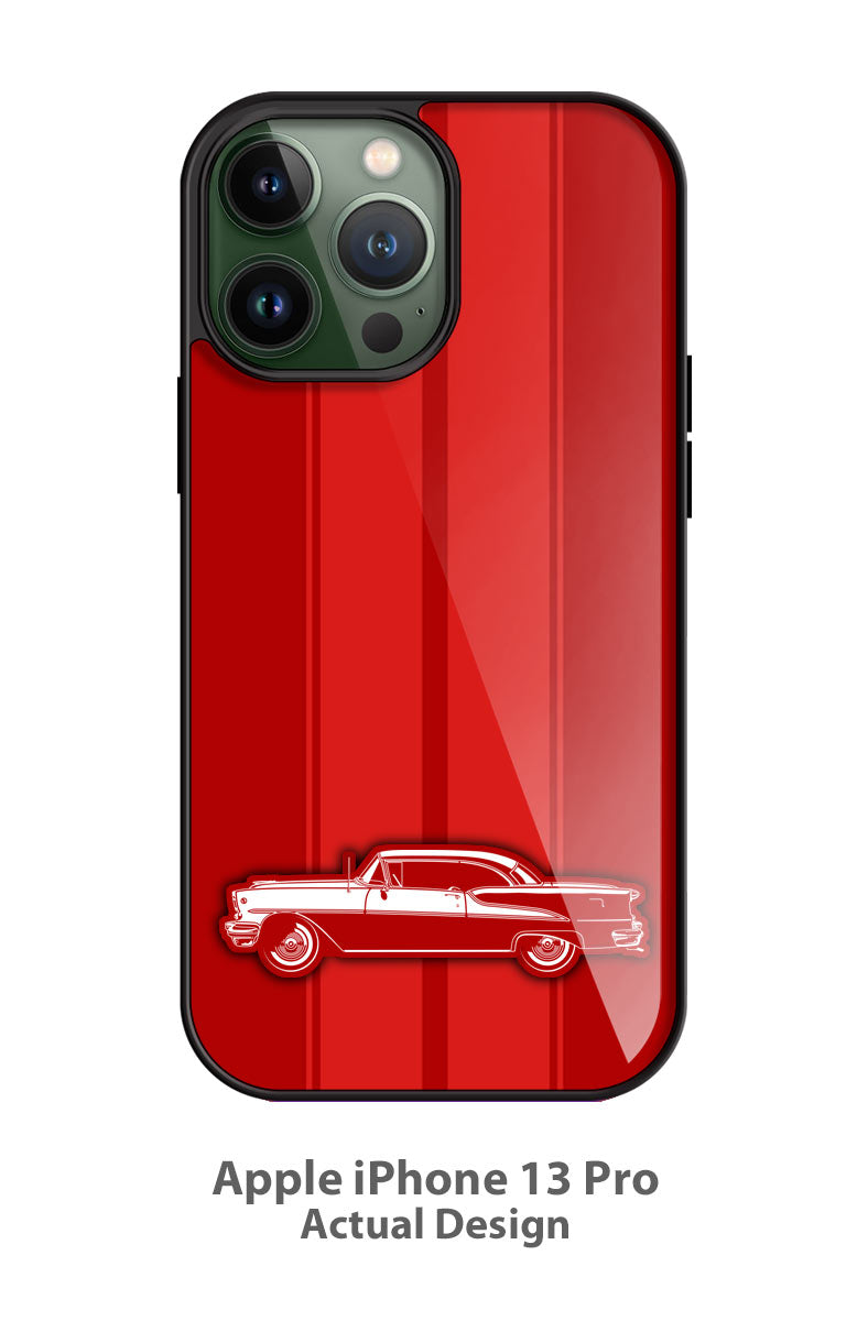 1955 Oldsmobile Super 88 Holiday Hardtop Smartphone Case - Racing Stripes