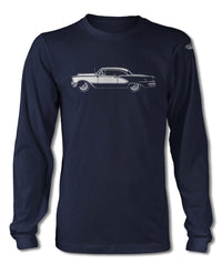 1956 Oldsmobile 98 Holiday Hardtop T-Shirt - Long Sleeves - Side View