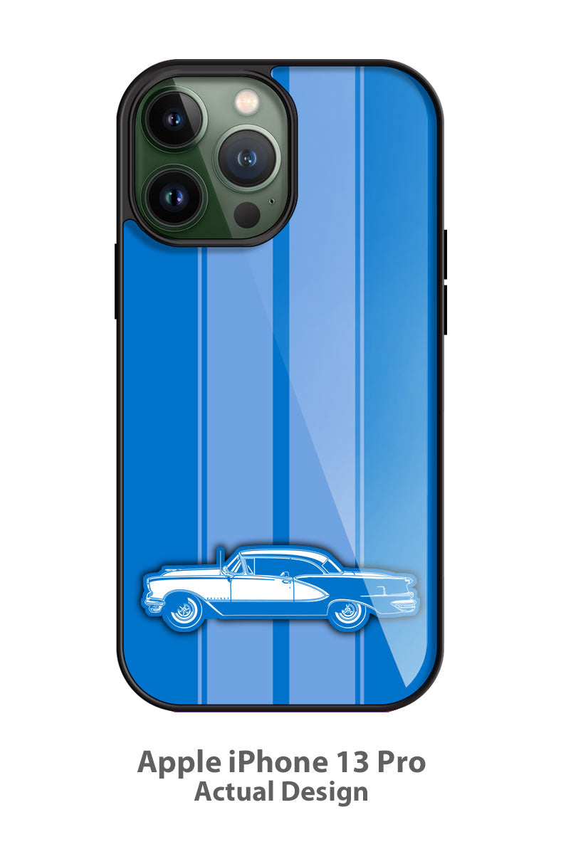 1956 Oldsmobile 98 Holiday Hardtop Smartphone Case - Racing Stripes