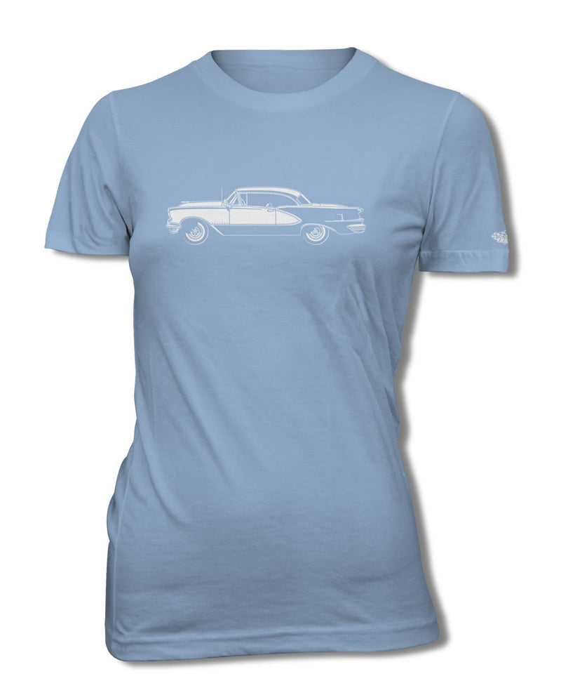 1956 Oldsmobile 98 Holiday Hardtop T-Shirt - Women - Side View