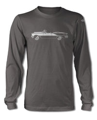 1956 Oldsmobile Super 88 Convertible T-Shirt - Long Sleeves - Side View