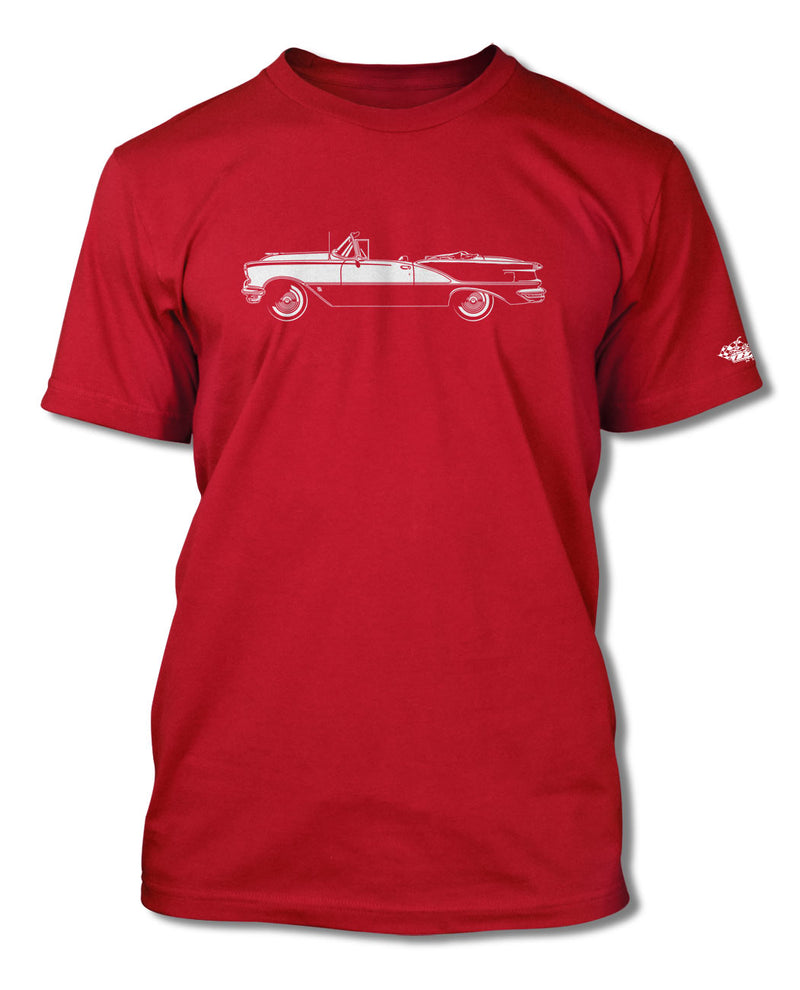 1956 Oldsmobile Super 88 Convertible T-Shirt - Men - Side View