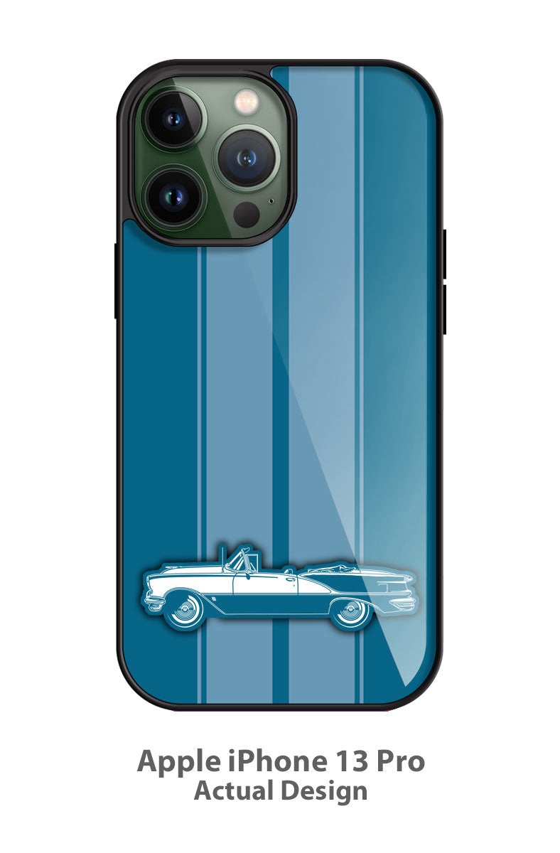 1956 Oldsmobile Super 88 Convertible Smartphone Case - Racing Stripes