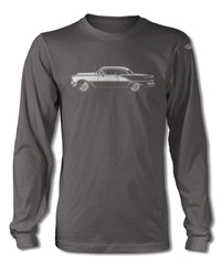 1956 Oldsmobile Super 88 Holiday Hardtop T-Shirt - Long Sleeves - Side View