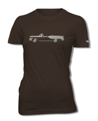 1957 Oldsmobile 98 Starfire Convertible T-Shirt - Women - Side View