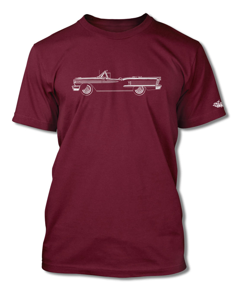 1958 Oldsmobile Super 88 Convertible T-Shirt - Men - Side View