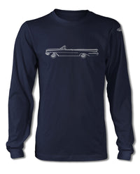 1959 Oldsmobile 98 Starfire Convertible T-Shirt - Long Sleeves - Side View