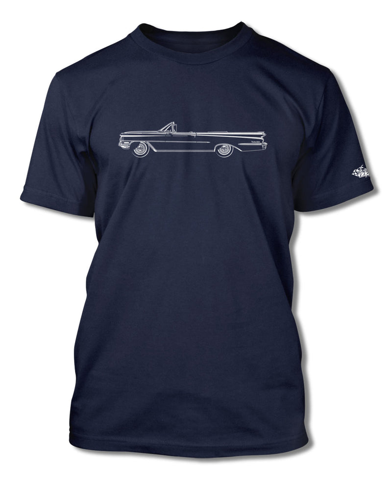 1959 Oldsmobile 98 Starfire Convertible T-Shirt - Men - Side View