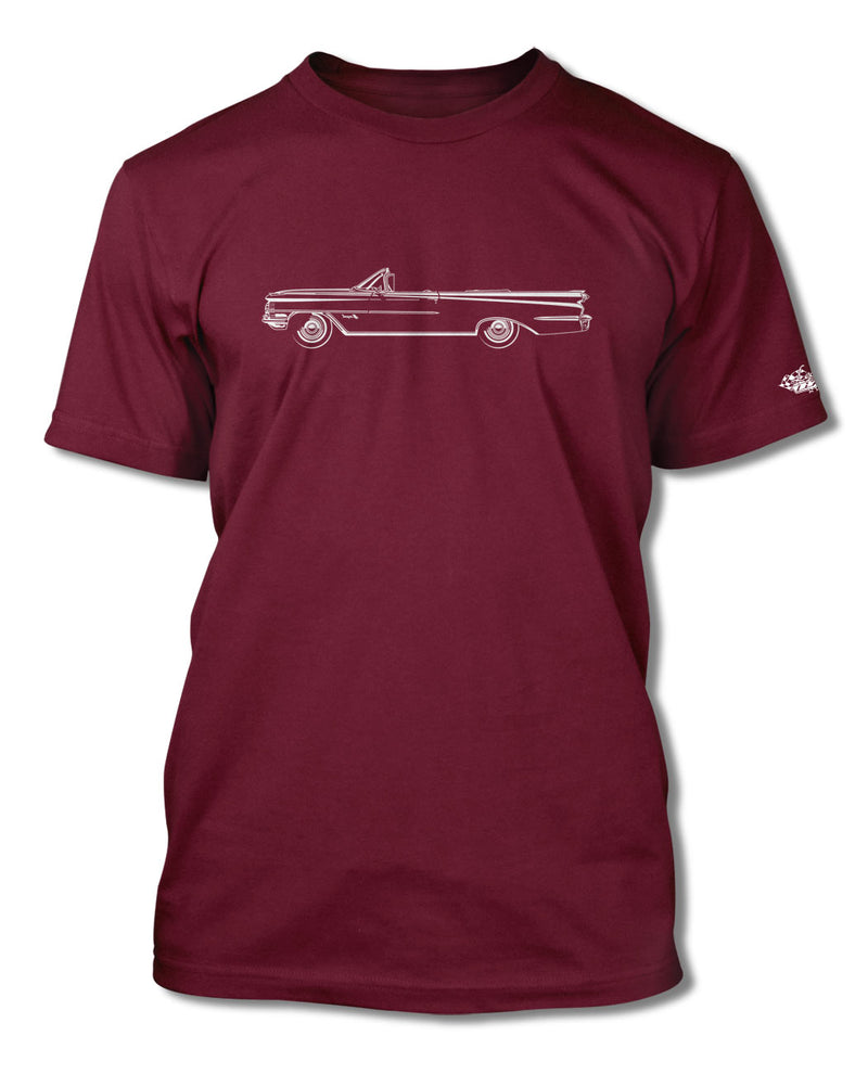 1959 Oldsmobile Super 88 Convertible T-Shirt - Men - Side View