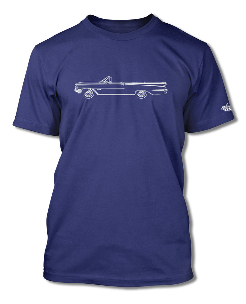 1959 Oldsmobile Super 88 Convertible T-Shirt - Men - Side View