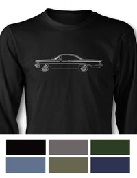 1960 Oldsmobile Super 88 Holiday Hardtop T-Shirt - Long Sleeves - Side View