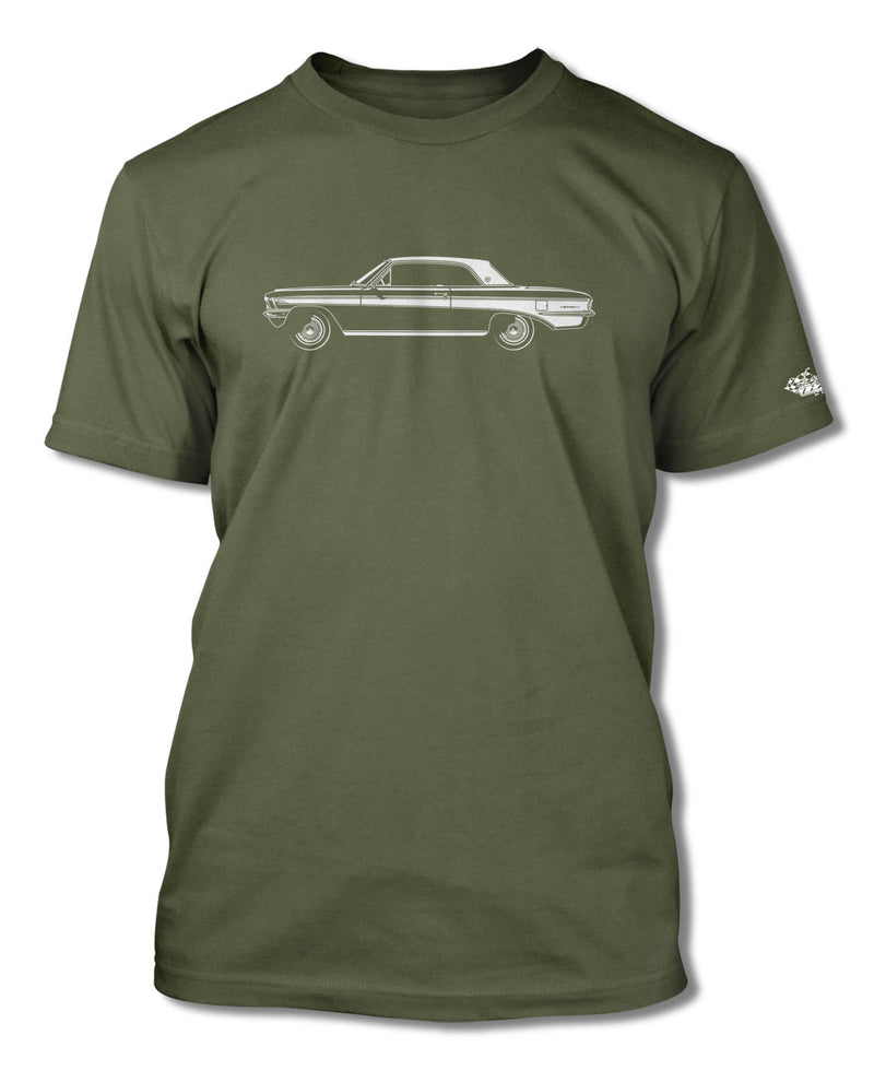 1961 Oldsmobile Cutlass Coupe T-Shirt - Men - Side View