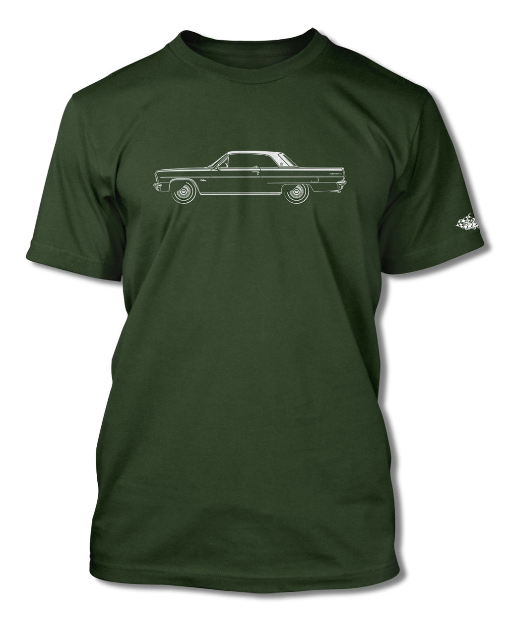 1963 Oldsmobile Cutlass Coupe T-Shirt - Men - Side View