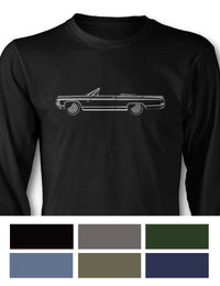 1963 Oldsmobile Starfire Convertible T-Shirt - Long Sleeves - Side View