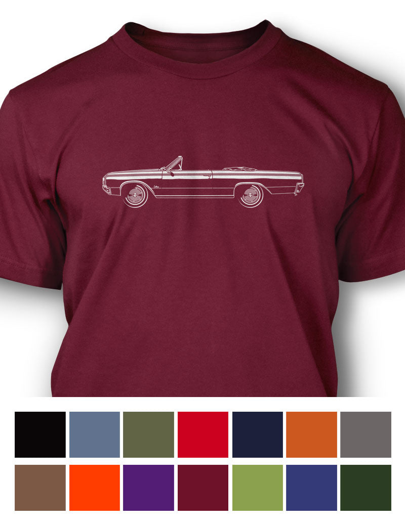 1964 Oldsmobile Cutlass Convertible T-Shirt - Men - Side View