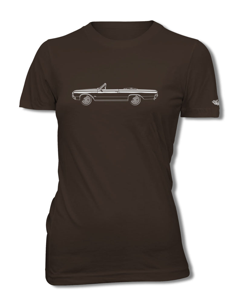 1964 Oldsmobile Cutlass Convertible T-Shirt - Women - Side View