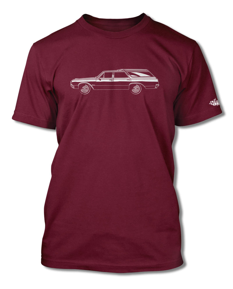 1964 Oldsmobile Vista Cruiser Station Wagon T-Shirt - Men - Side View