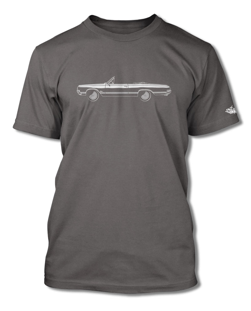 1965 Oldsmobile Cutlass Convertible T-Shirt - Men - Side View