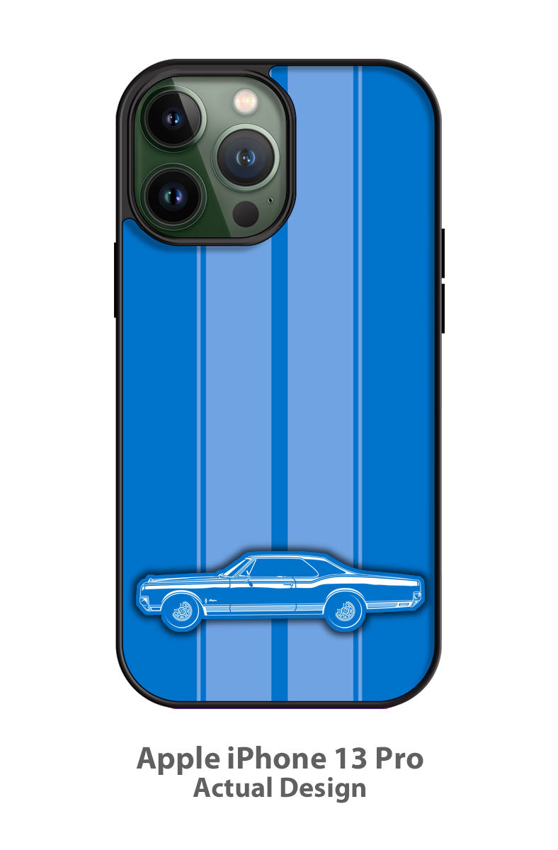 1965 Oldsmobile Starfire Coupe Smartphone Case - Racing Stripes