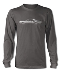 1966 Oldsmobile Cutlass 4-4-2 Coupe T-Shirt - Long Sleeves - Side View