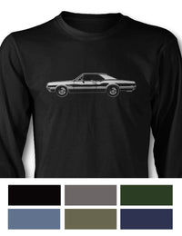 1966 Oldsmobile Cutlass 4-4-2 Coupe T-Shirt - Long Sleeves - Side View