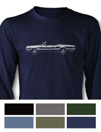 1966 Oldsmobile Cutlass 4-4-2 Convertible T-Shirt - Long Sleeves - Side View