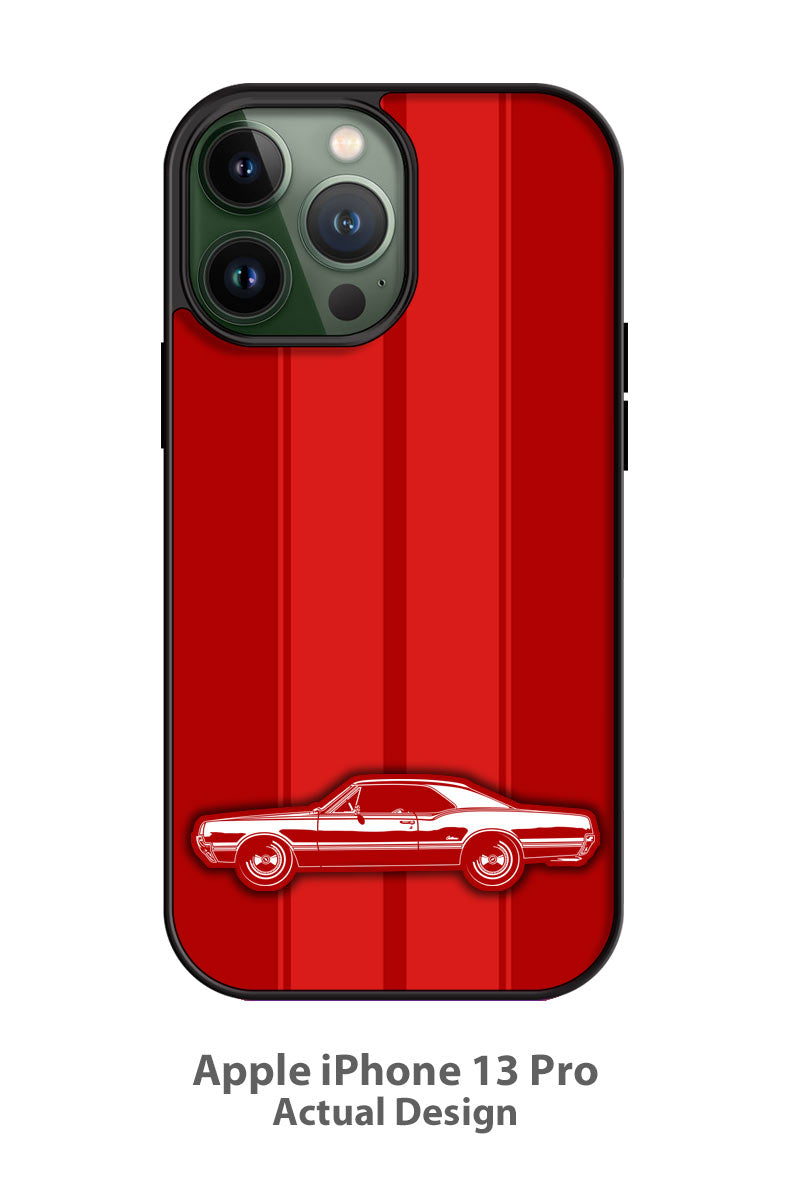 1966 Oldsmobile Cutlass Sports Coupe Smartphone Case - Racing Stripes