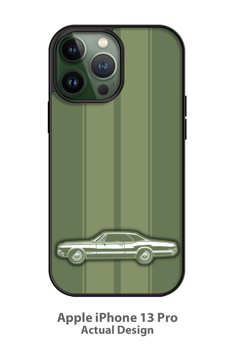 1966 Oldsmobile Starfire Coupe Smartphone Case - Racing Stripes