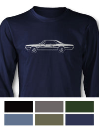 1967 Oldsmobile Cutlass 4-4-2 Coupe T-Shirt - Long Sleeves - Side View