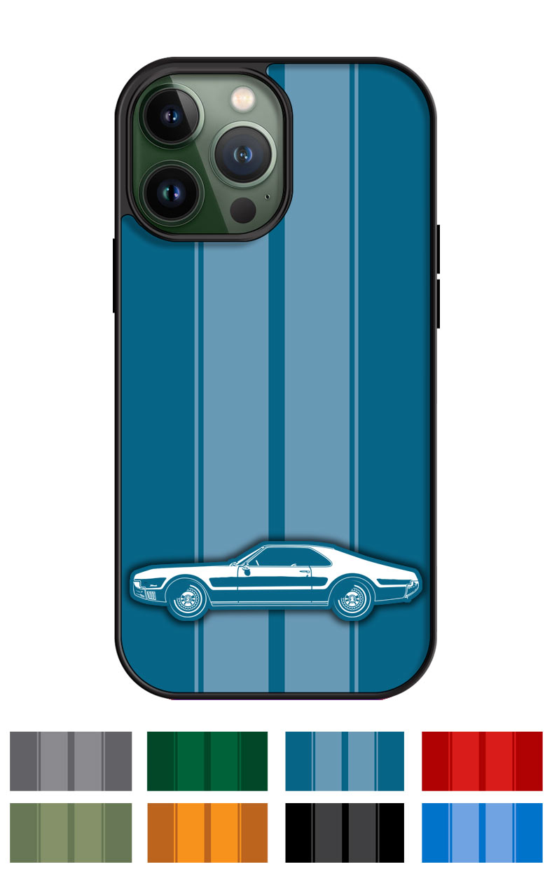 1967 Oldsmobile Toronado Smartphone Case - Racing Stripes